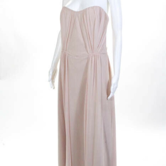 Lauren Ralph Lauren Silk NEW Zip Sweetheart Dress size 12 - Picture 3 of 8